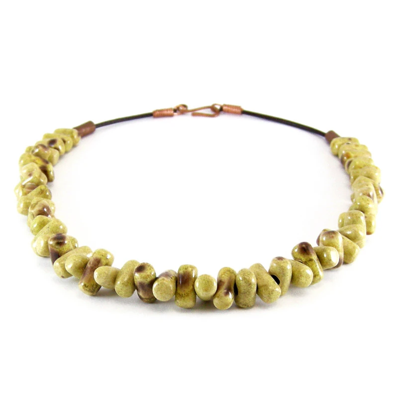 collana artigianato ceramica, choker handcrafted in pottery