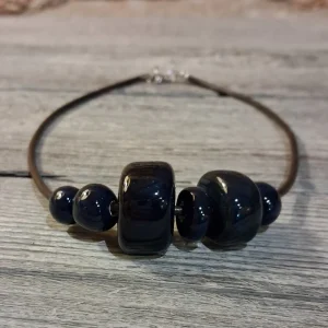 collana gioielli artigianali in ceramica, necklace handcrafted jewels in pottery