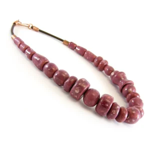 collana rosso nobile, red wine necklace