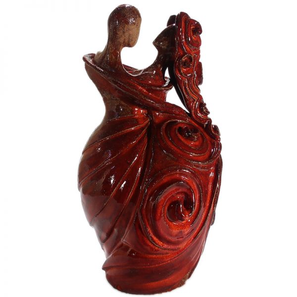 tango scultura ceramica, tango dance sculpture in pottery