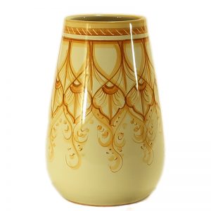vaso in ceramica dipinto a mano, ceramic vase handpainted made in italy